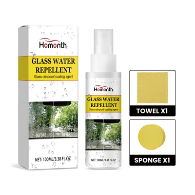 Glass Anti-Rain Anti-Fog Cleaning: Automotive glass defogging agent