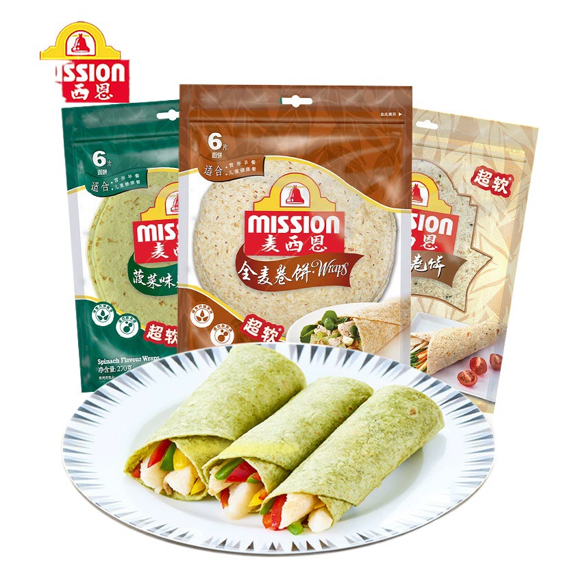 Бесплатная доставка Messin цельнозерновой буррито оригинальная обертка для буррито завтрак обертка для спринг-роллов мексиканский блин обертка для блинов с шпинатом с низким содержанием жира