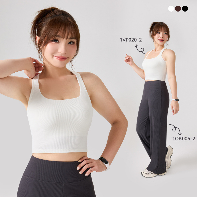 Nuevo chaleco de belleza desnudo con taza deportiva sexy apertado fuera de vestir camisa sin mangas para colgar el pecho colgante