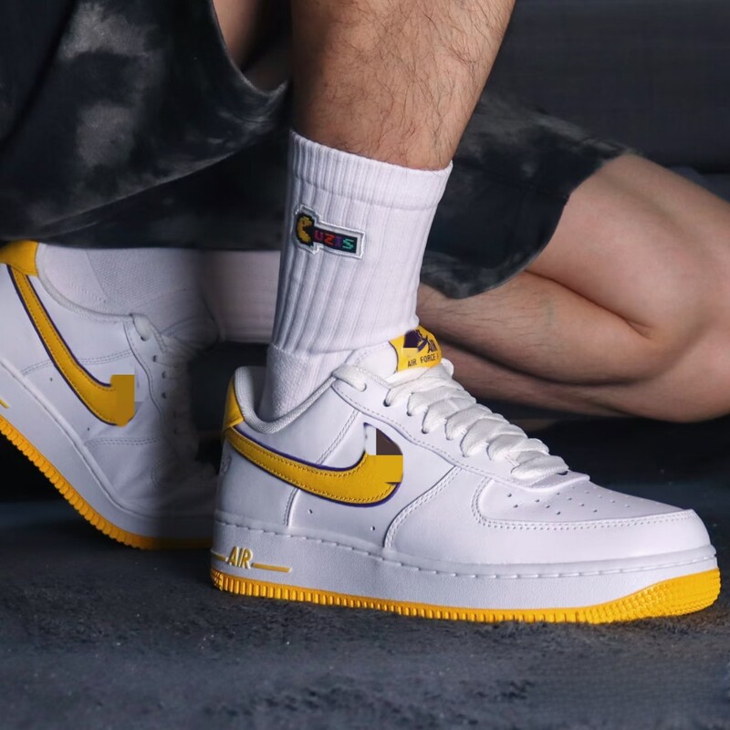 Putian Shoes Air Force One Af1 White Shoes Co-Branded Air Men's and Women's Sneakers Wheat First-Layer Cowhide Low-Top Sports Shoes