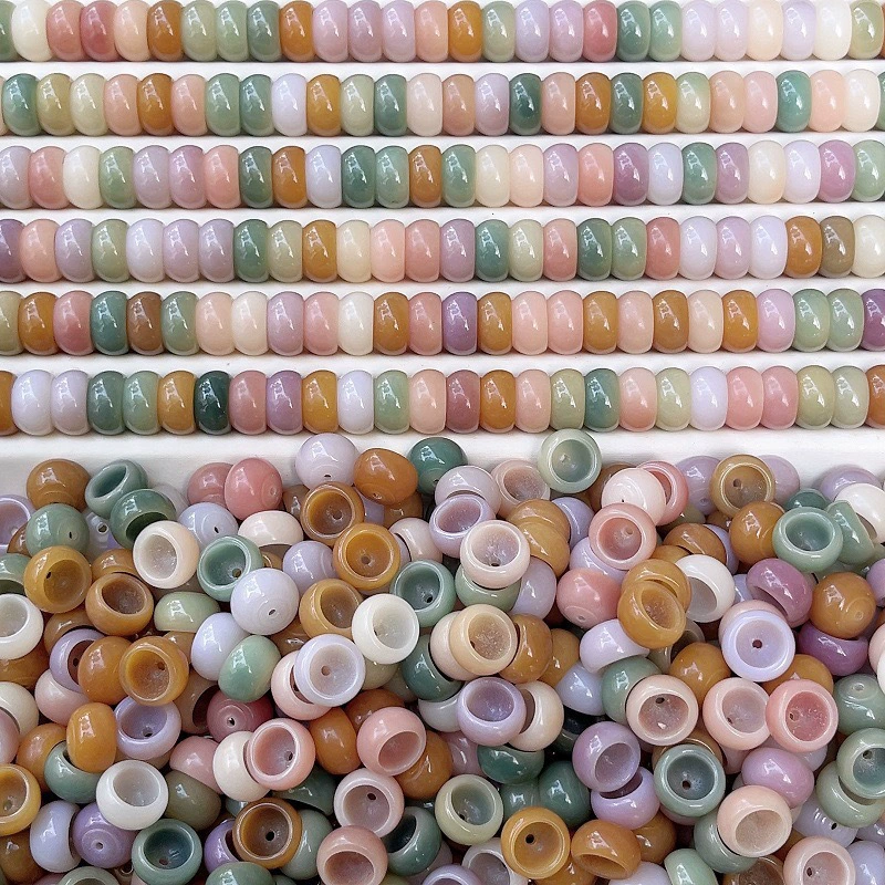 Натуральный корень Бодхи скульптурная чаша из бисера с разбросанными бусинками