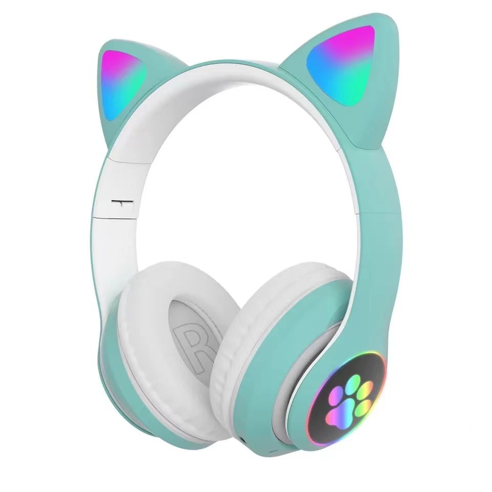 Cadena personalizada JST - 28 auriculares Bluetooth auriculares de gato auriculares plegables auriculares deportivos estéreo personalizados