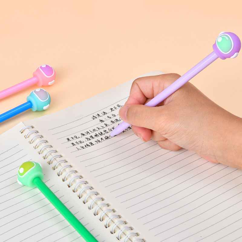 Cutie astronauta dibujos animados bolígrafo neutro 0.5mm negro bolígrafo de carbono para estudiantes primarios premios 1 de junio regalos para niños