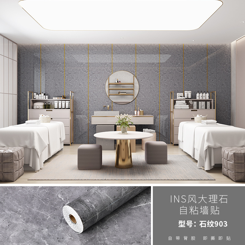 imitación de mármol azulejos de pared pegatinas de baño cocina impermeable 3D estereoscópio sala de estar TV fondo papel pintado autoadhesivo