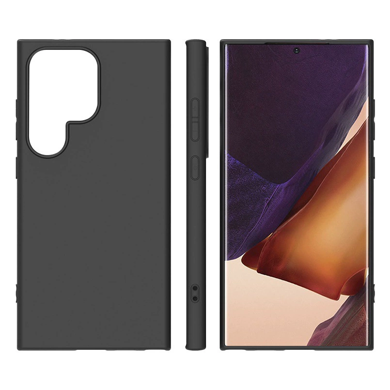 Чехол для Galaxy S25 EDGE, матовый, из ТПУ, защитный чехол для Samsung S26 Ultra, материал — кожа