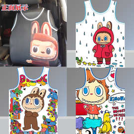 拉布布卡通系列汽车座套不掉色通用型透气车内装饰可爱透气弹力