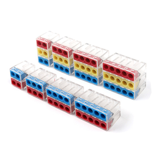 Nanchao wire connection quick terminal block 3 in 6 out 3 in 9 out 3 in 12 out solderless push-type splitter