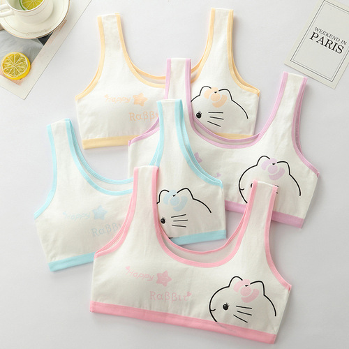 Girls' underwear, primary school girls' development period underwear, junior high school students, adolescent students' bras, girls' vest bras