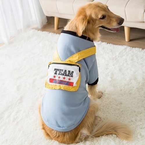 Transfronterizos de moda de color sólido fuera de tracción chaleco perros grandes perros de otoño y invierno mascotas ropa de perro al por mayor image 16