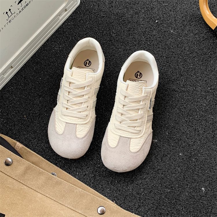 Ritai retro zapatos de entrenamiento alemán 2025 otoño nuevo estilo universitario todo fósforo color casual zapatos planos deportivos