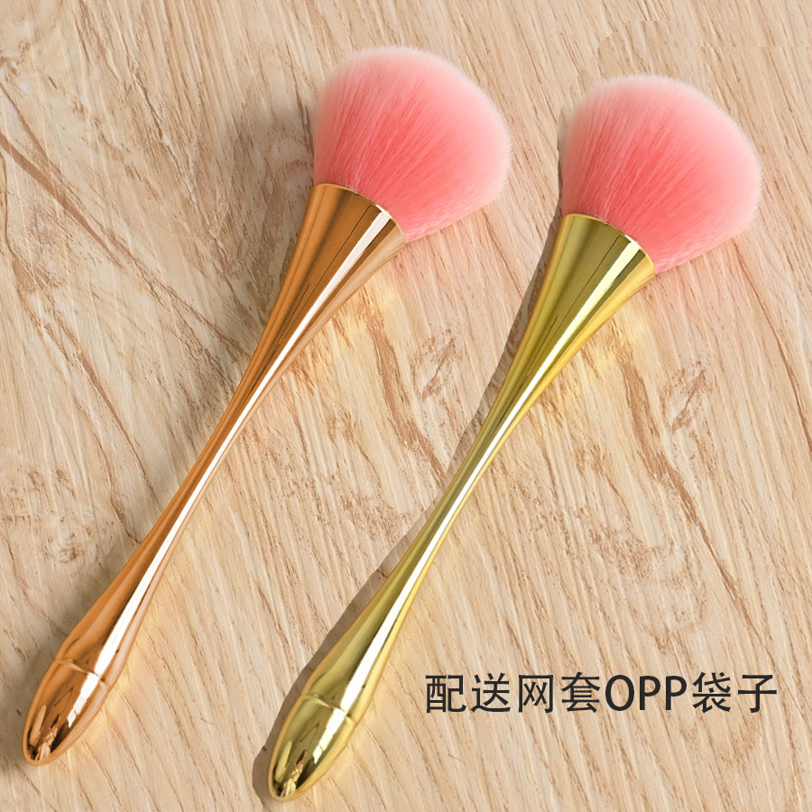 Polvo de uñas cepillo de polvo pequeño cepillo de maquillaje de cintura Internet celebridad cepillo rubor polvo suelto grande cepillo de miel fábrica al por mayor herramientas de maquillaje