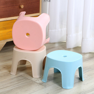 Thickened Plastic Small Stool Low Stool Household Small Bench Bedroom Living Room Dormitory Adult Kidsren's Dining Table Stool Chair