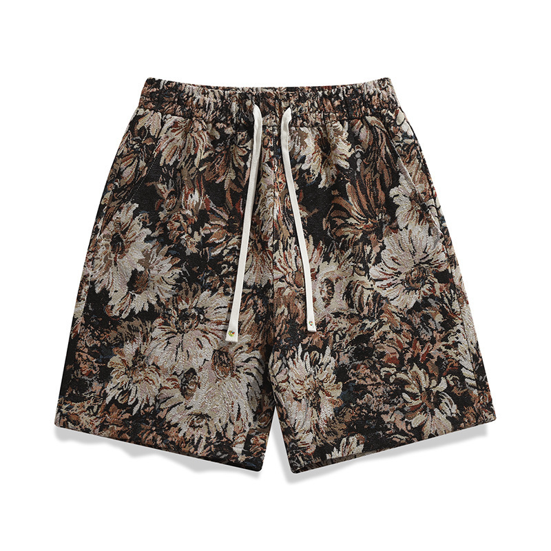 Cross-Border 2025 New Summer Workwear Five-Point Pants Men's Jacquard High Weight Camouflage Cotton Shorts Loose Trendy Casual Cross-Border 2025 New Summer Workwear Five-Point Pants Men's Jacquard High Weight Camouflage Cotton Shorts Loose Trendy Casual
