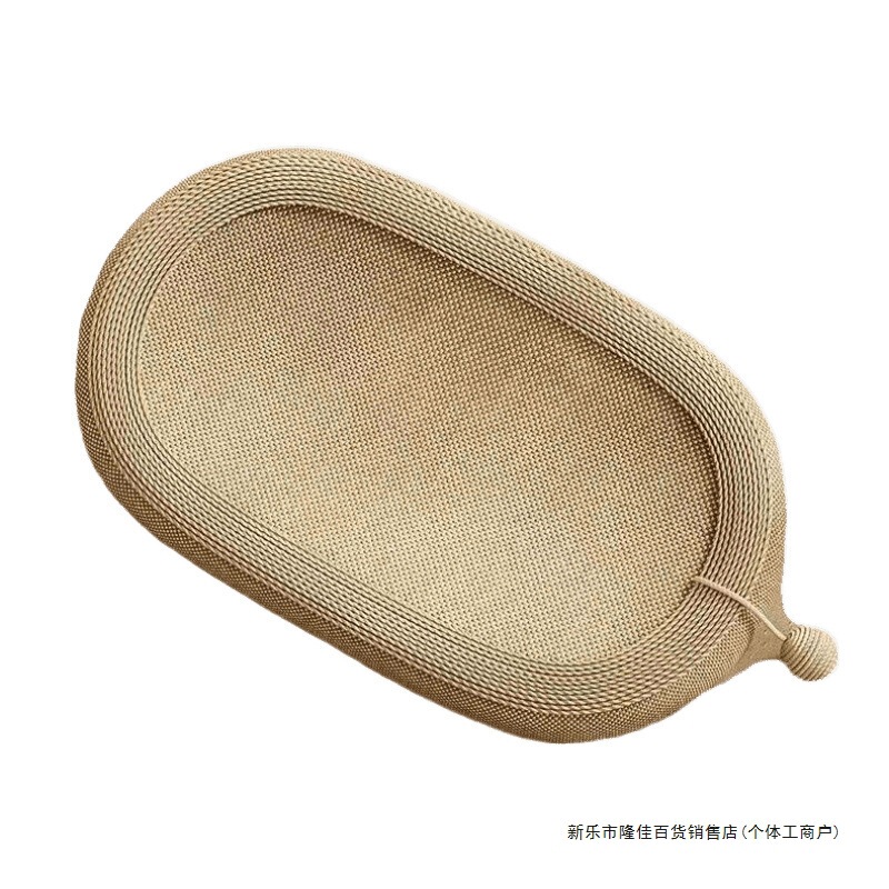 剑麻布款椭圆形猫抓板大脸猫剑麻猫窝猫咪自嗨不屑跑道磨爪耐抓型|undefined
