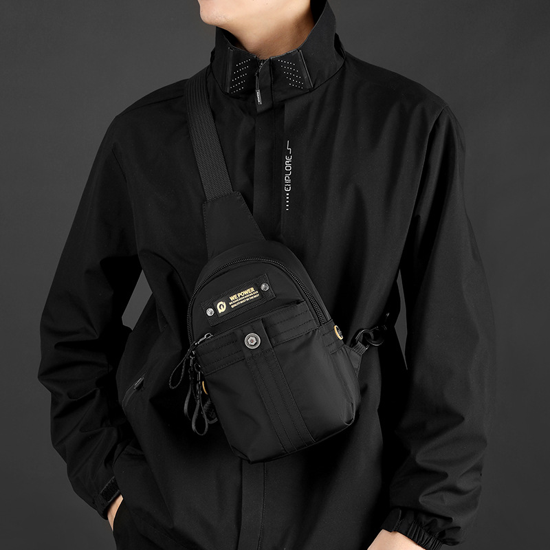 WEPOWER nuevo hombre portátil de hombro mochila multifuncional mochila casual de viaje al aire libre mochila de pecho