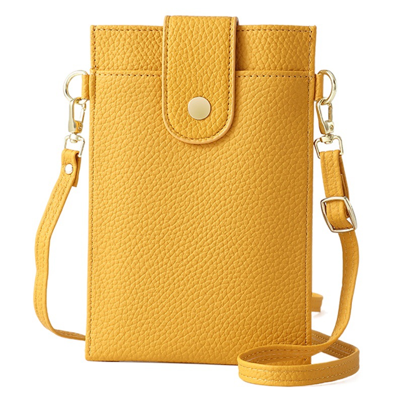 Bolsa de mensajero del teléfono móvil de las mujeres de color sólido simple BOLSA DE TELÉFONO MÓVIL bolsa de mensajero de las mujeres multi-funcional BOLSA DE TELÉFONO MÓVIL bolsas al por mayor