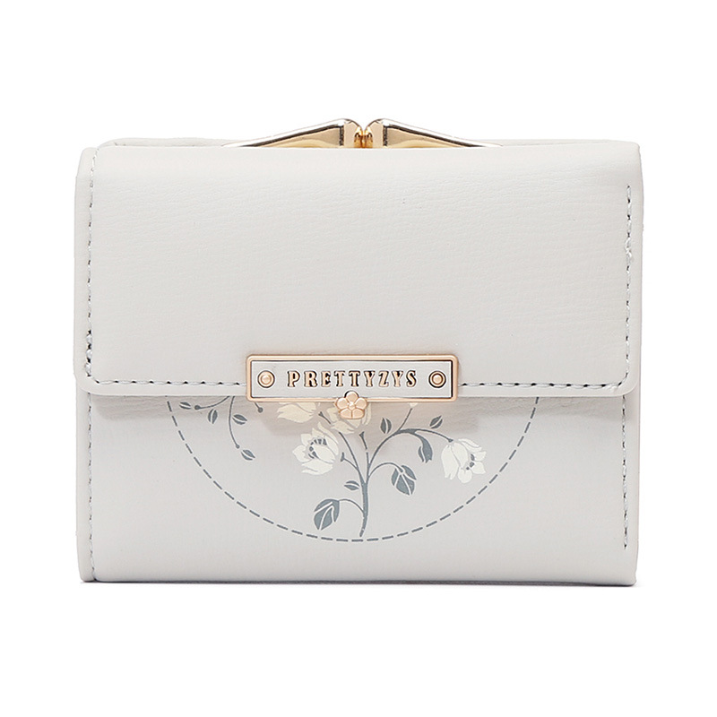 Hot Selling 2024 New Japanese and Korean Version Wallet Small Fresh Women's Short 70% off Clip Bag Folding Student Coin Purse