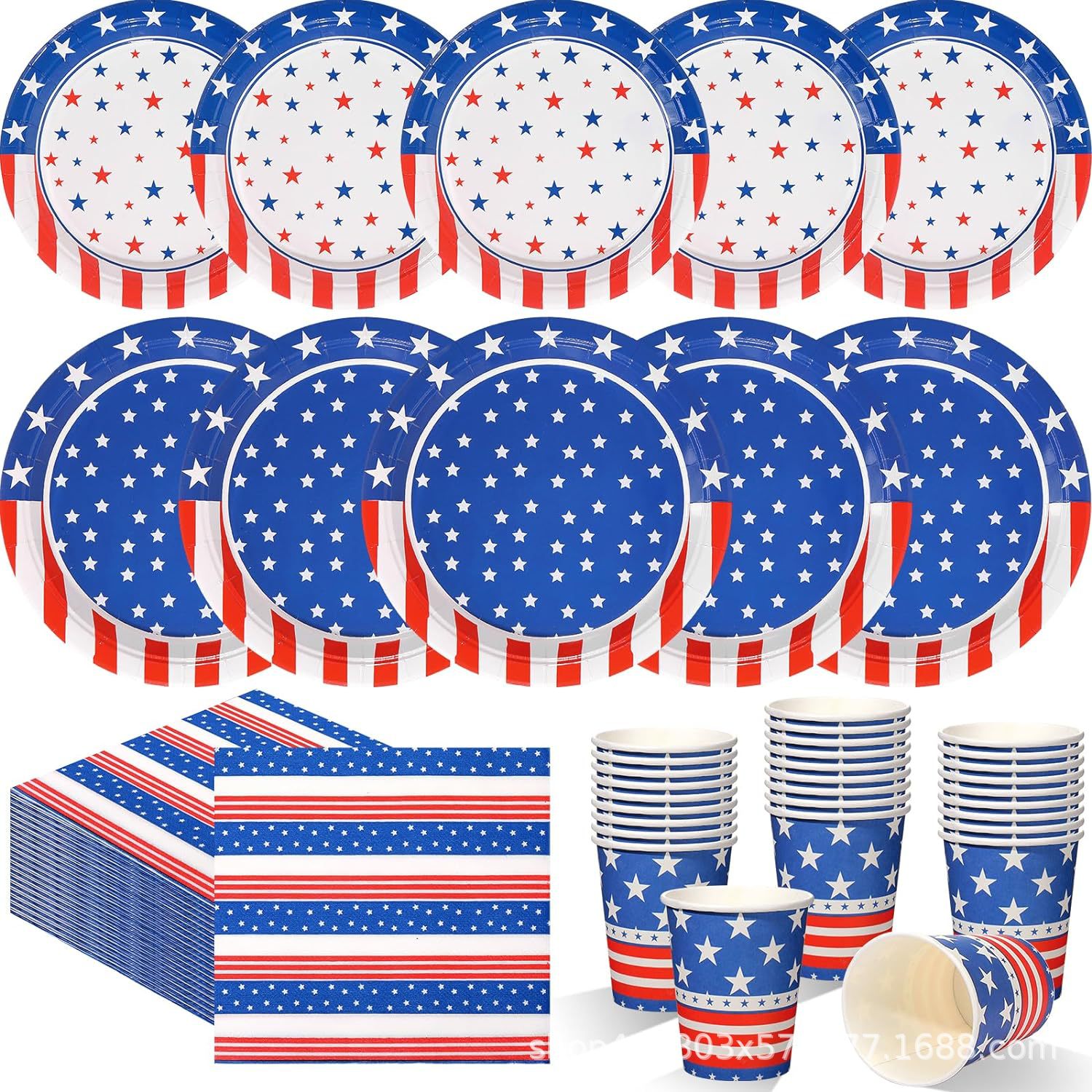 Independence Day tableware