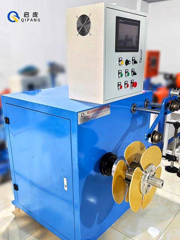 全自动双头成圈机电缆立式打盘机计米打卷电线绕扎机空心打卷复绕