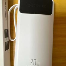 3c充电宝自带线20000毫安大容量便携快充移动耐用电源手机通用