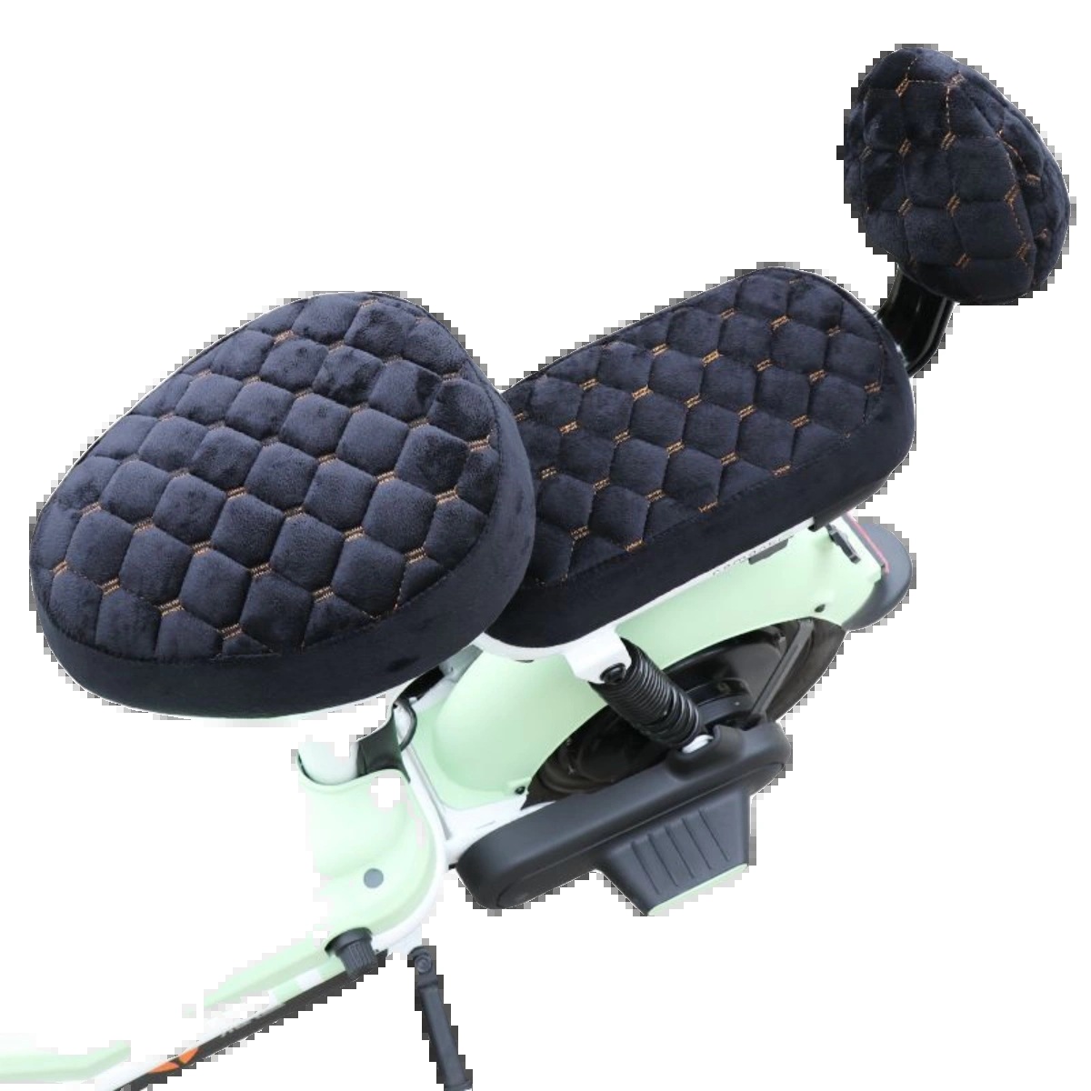 Cubierta de asiento de vehículo eléctrico, cubierta de asiento de bicicleta eléctrica, cubierta de asiento de bicicleta eléctrica, cubierta de asiento de bicicleta eléctrica, todo incluido, otoño y invierno image 6