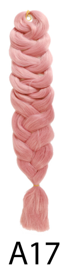 Peruca de comercio exterior fibra química africana gran trenza 165g trenza jumbo trenza cabello de alta temperatura seda trenza