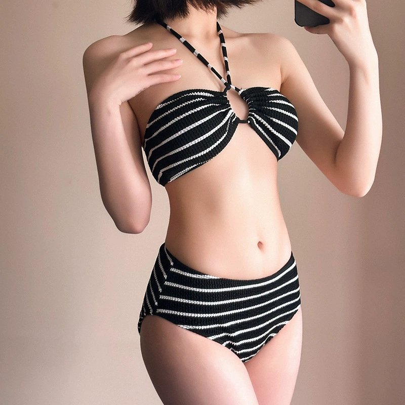 Brand retro sexy straps, split swimwear