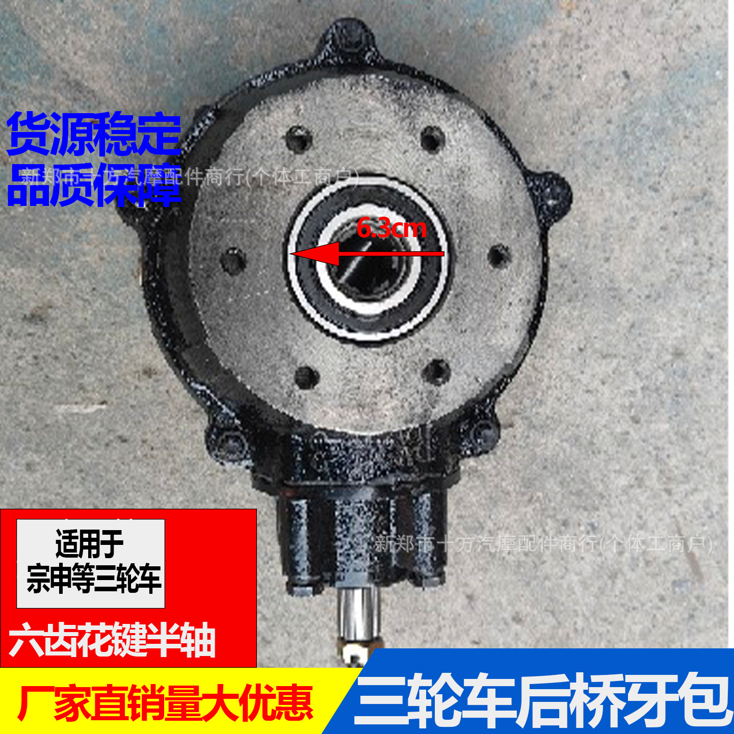 Zongshen Three-Wheeled Motorcycle Differential Assembly (Differential assembly)
