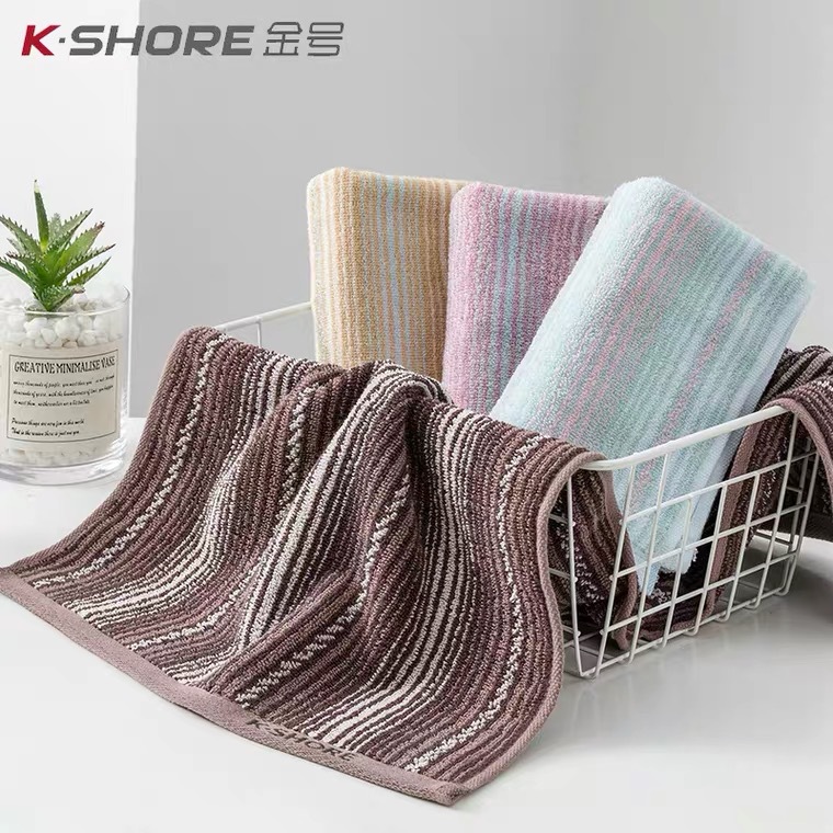 Jinhao ansiktshandduk i långfibrig bomull med satin_voghion.com