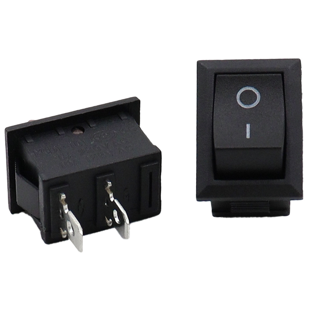KCD1-101 rocker switch two-pin two-gear electrical power supply rocker switch three-pin 15*21 inclined plane light