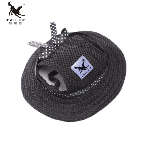 Practical puppy hat for summer sunshade and travel, high quality, breathable, new style, stylish pet princess hat, manufacturer mixed batch