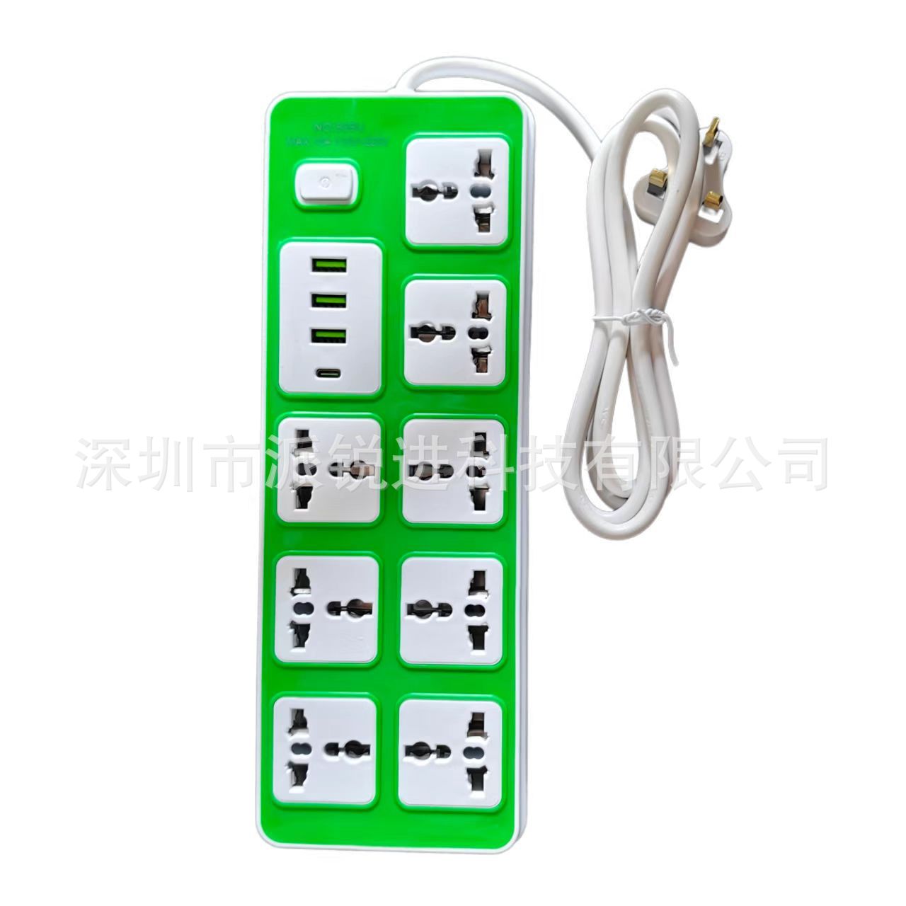 Panel de conexión estándar británico y americano 3m 5m Sudamérica comercio exterior multi-USB 230V Vietnam Tailandia suministro de enchufe estándar europeo