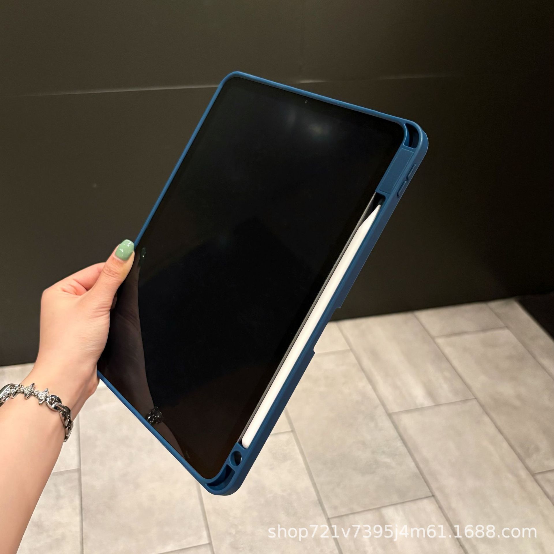 iPad Tablet Protective Case Tpu Pen Tray Model Suitable for Air1 Generation 2017 5Th Generation 9.7inch Pro 12.9inch Soft Glue