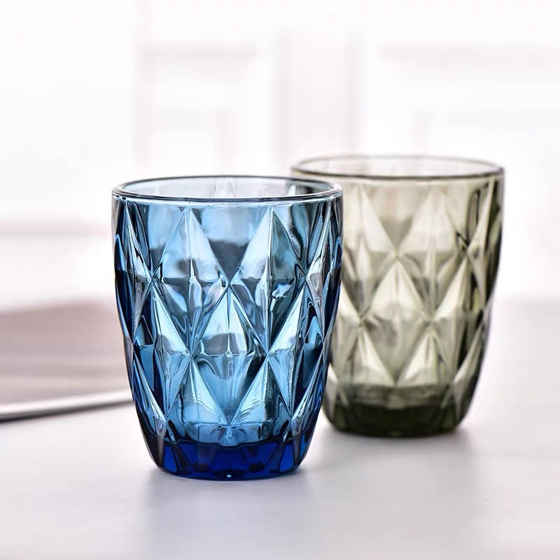 Taza de enjuague bucal para hoteles de estilo nórdico simple, taza de lavado para el hogar para parejas, taza de agua de vidrio de color, taza de cepillo de dientes