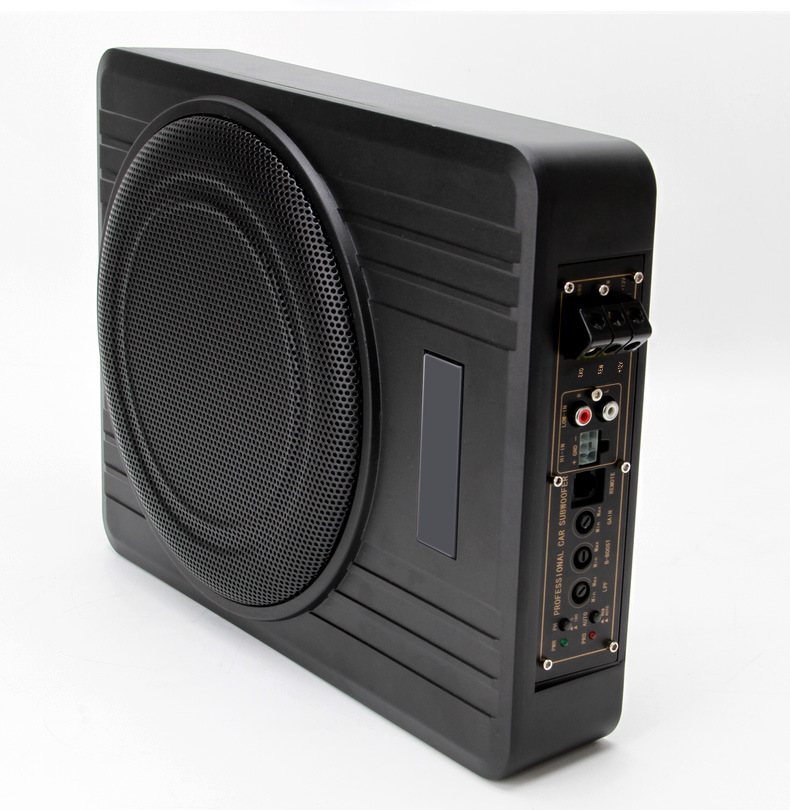 Factory Wholesale Car Audio Speakers, Super Bass Speakers, Modified 12V Seat-Mounted 10-Inch Active Subwoofer
