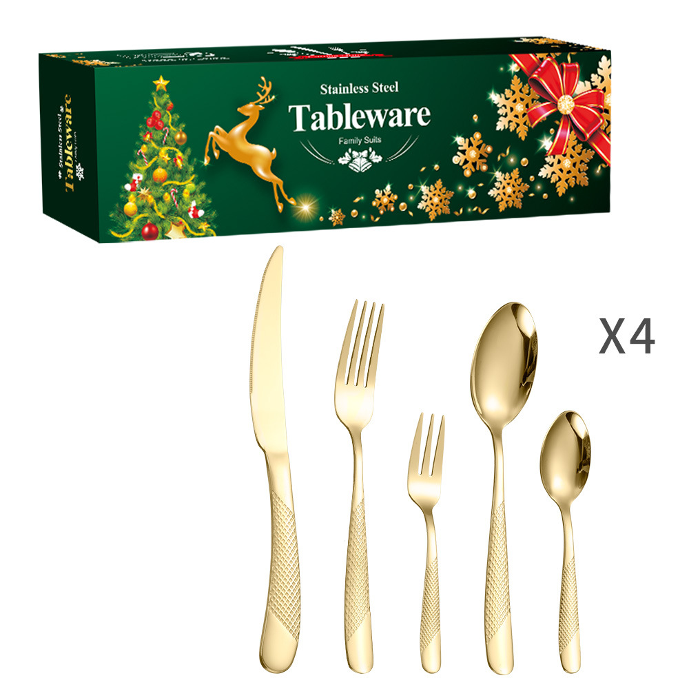 크리스마스 상자-황금 20pc