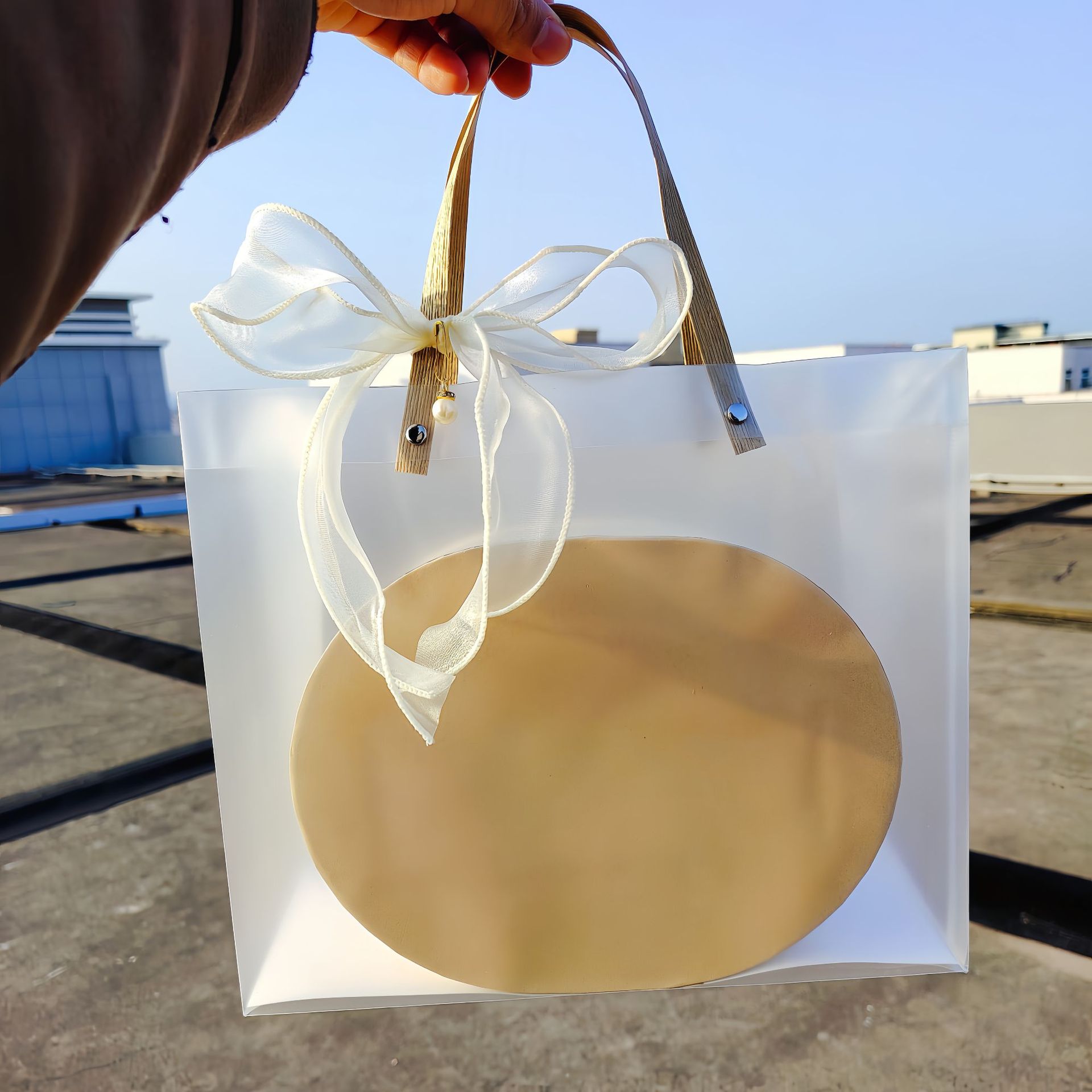 Flor francesa retrógrada ovalada acompañante caja de regalo nicho lujoso amigo de regalo de cumpleaños caja de regalo image 12
