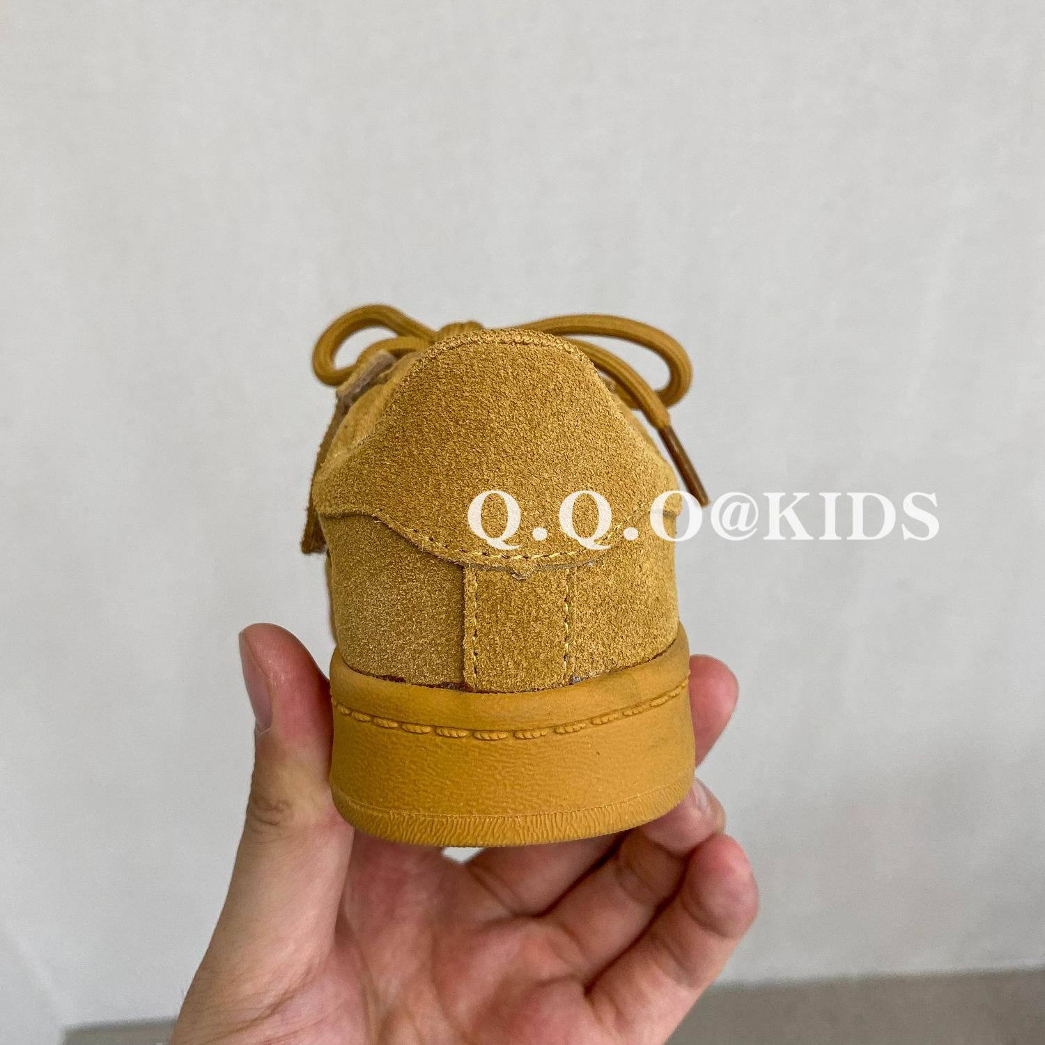 Baskets enfant en cuir véritable rayées pour garçons et filles_voghion.com