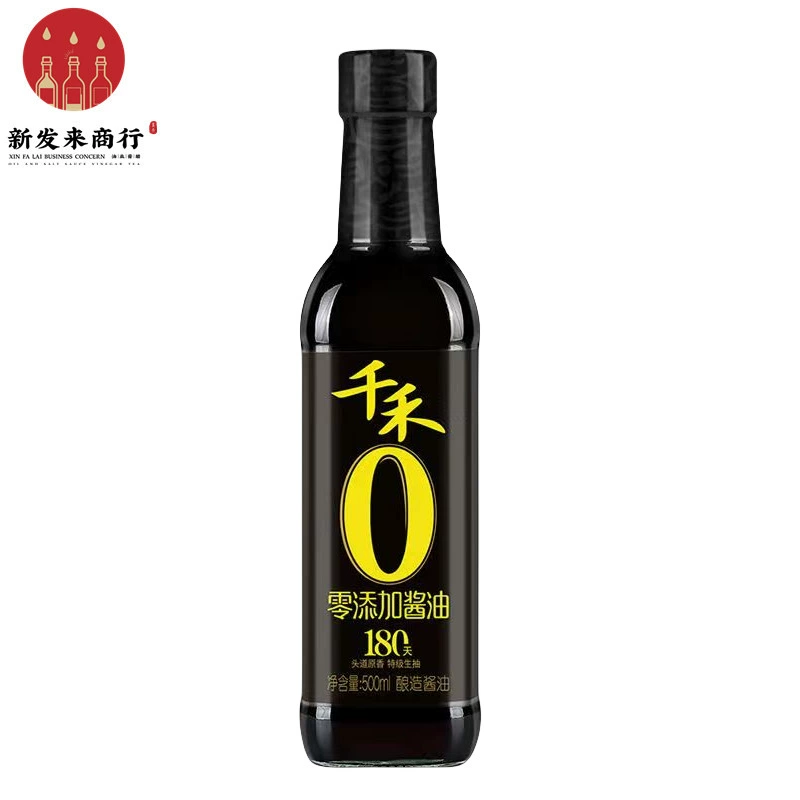 [500 мл * 12 бутылок] Соевый соус Qianhe Zero Added 180 дней