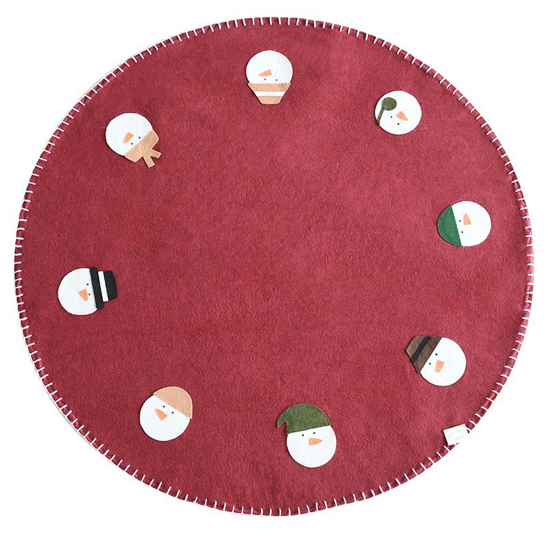 NUCHI Wollfilz Bart Alter Mann - Weihnachtsbaummatte Sockel Dekoration Schürze Rock_voghion.com