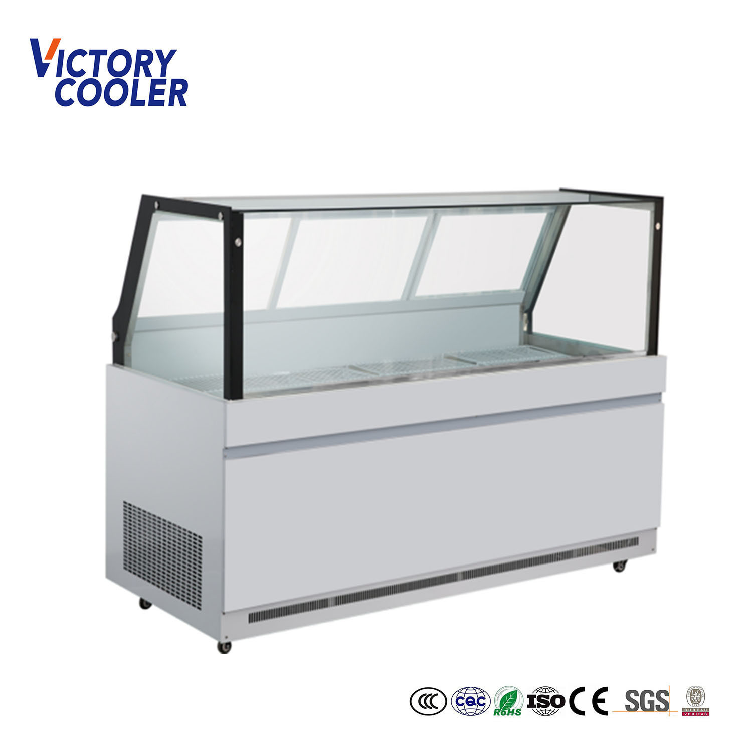 商用超市直角玻璃门鲜肉柜海鲜熟食展示柜猪肉牛肉冷藏柜肉柜