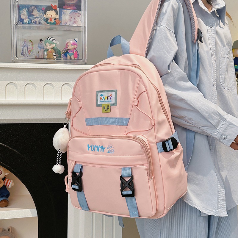 Mochila escolar de gran capacidad para mujer, estudiante de secundaria de todo fósforo, mochila para estudiantes universitarios, mochila escolar para estudiantes de marca de moda simple de Mori