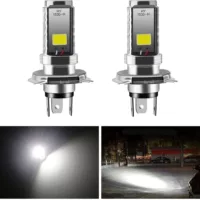 Мотоциклетный свет H4/COB/6W Мотоциклетная светодиодная фара, Электромобиль, фара, встроенный супер яркий светодиодный прожектор H4