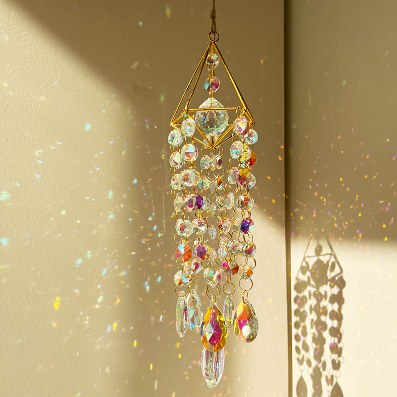 Atrapasueños arcoíris de cristal para ventanas decoración_voghion.com