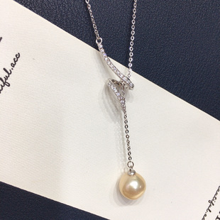 Seiko Aurora Colorful Candy Wrinkle Round Baroque Natural Freshwater Pearl Pendant Lightning Pearl Clavicle Chain