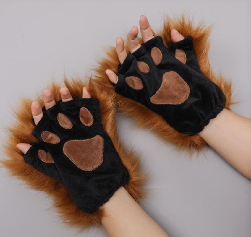 Halloween Cosplay Set di orecchie e coda di animali leone mucca giraffa procione cerchietto coda accessori per capelli copricapo fatto a mano pezzo unico_voghion.com