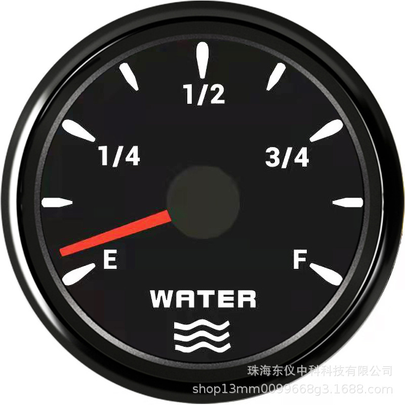 52mm水位表12/24V通用改装车房车游艇摩托艇七彩背光灯热卖油表