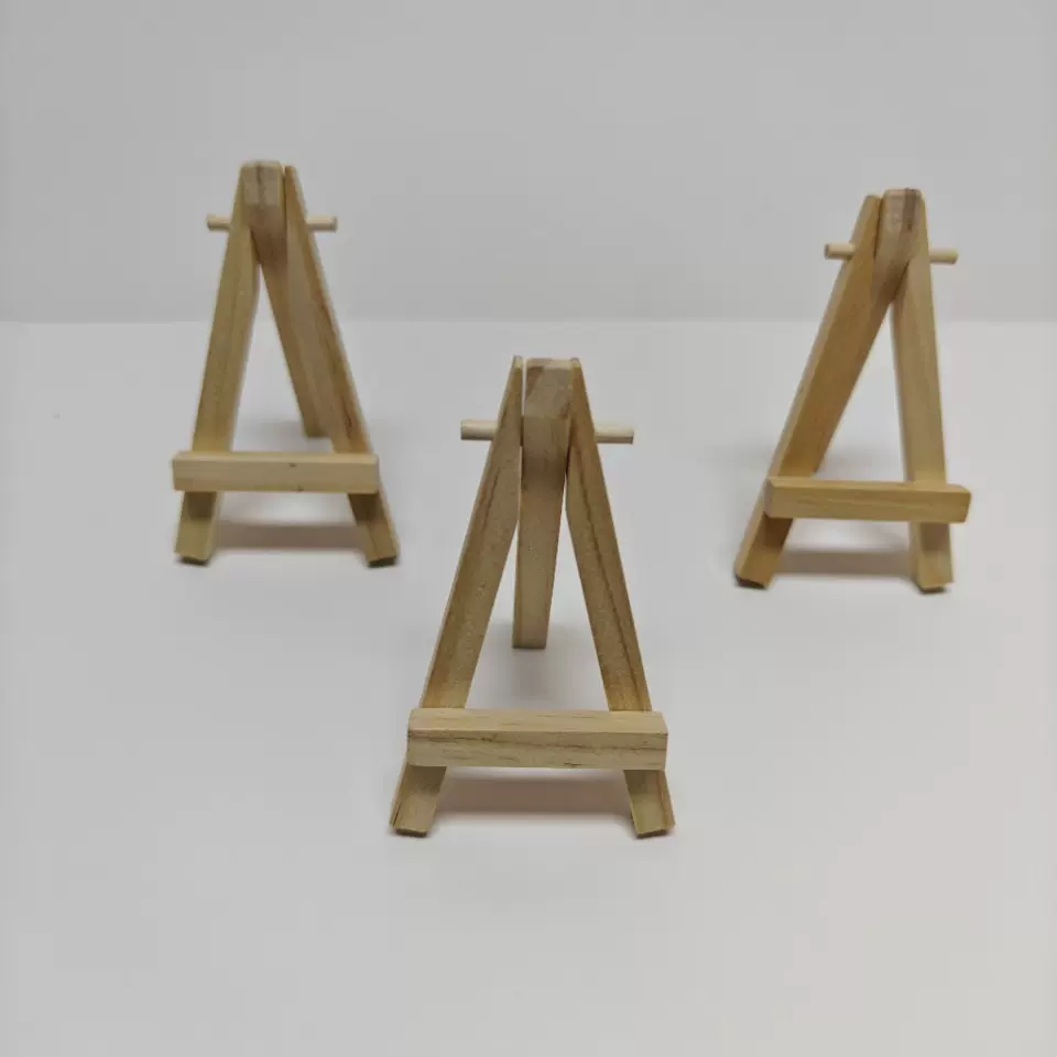 5X10三角架迷你小画架油画架木制三脚画架桌面小画架
