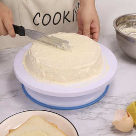 亚马逊热卖裱花转台360度旋转蛋糕装饰裱花工具DIY裱花PP蛋糕转盘