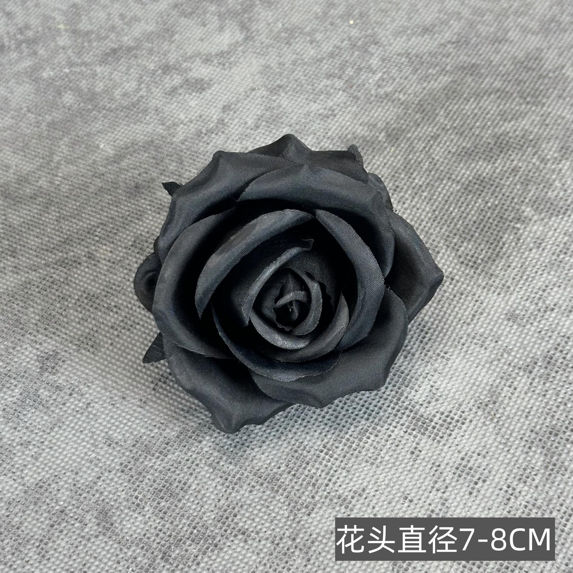 Franela artificial flor Rosa cabeza ramillete rojo boda flor pared tiro apoyos flor artificial arco flor artificial al por mayor